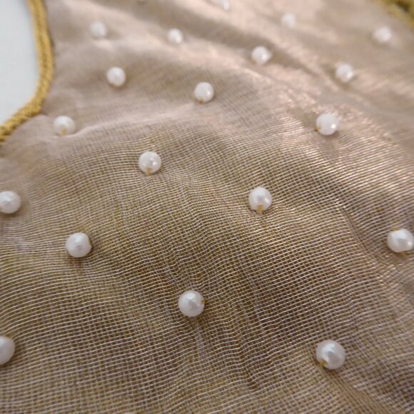 NEW 6” EMBROIDERED BEADED MINIATURE CHRISTMAS STOCKING ORNAMENT GIFT CARD HOLDER - Picture 7 of 14